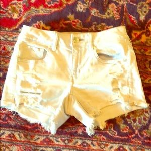 American Eagle light blue cut offs. Size 4